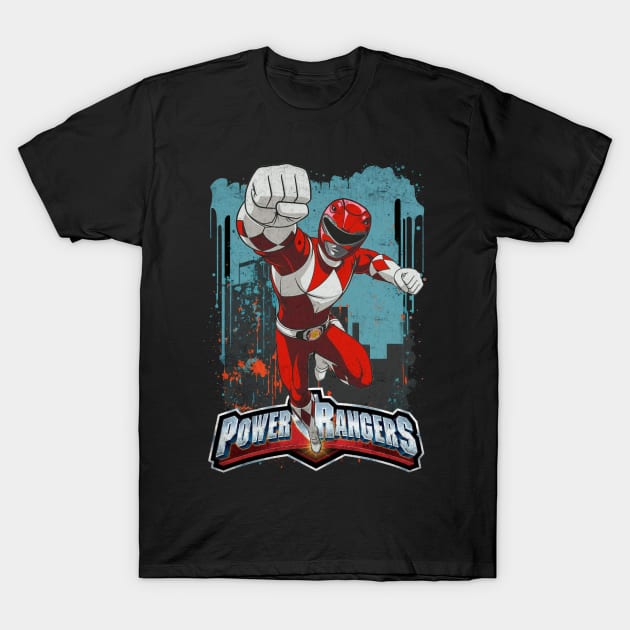 Power Rangers Spd Enforcing Order Across The Galaxy T-Shirt by RonaldEpperlyPrice